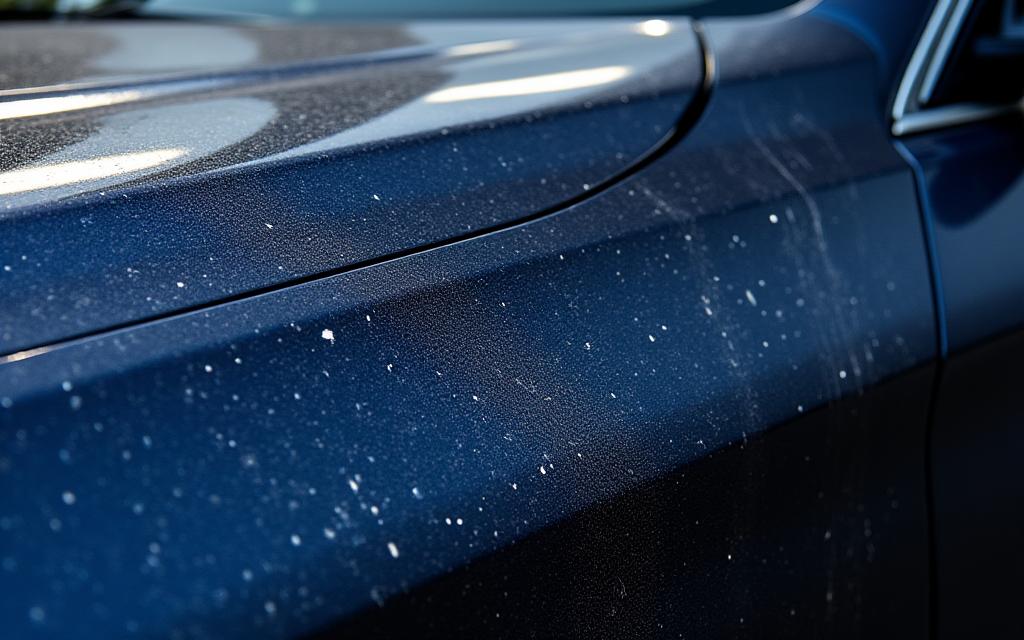 스크래치가 많은 BMW M4 도장면 before