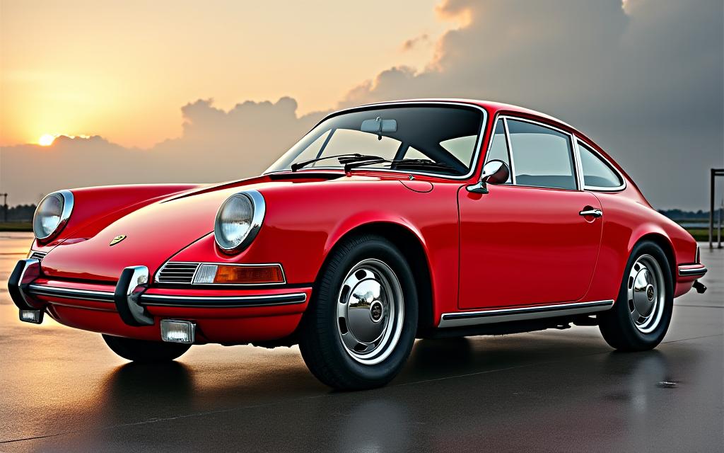 색상과 광택이 완벽하게 복원된 클래식 포르쉐 911 after